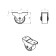 Supporting video 493.1 small, zinc coating 250 pcs