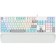 Keyboard A4Tech Bloody S515R Mechanical White USB for Gamer LED (Carfy Steaches 106689