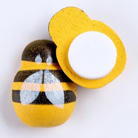 A set of decorative stickers "Bee" 50 pcs., 2 × 1.5 cm-2