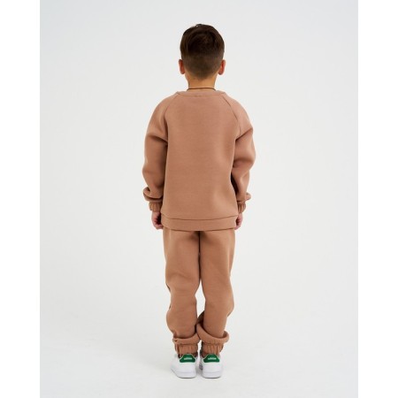 Children's costume with the basis (jumper, trousers) KAFTAN "Basic Line" R.36 (134-140), coffee-3