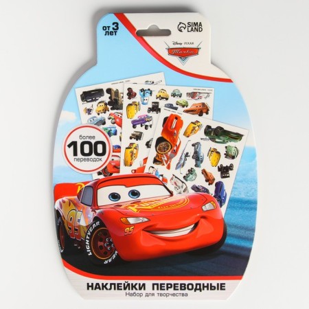Set for creativity "Stickers Transferred" Cars, 100 Translations-2