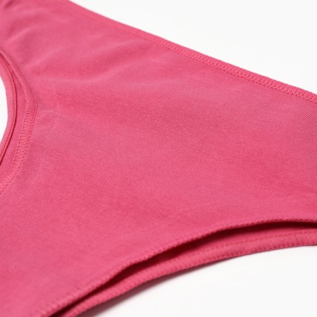 Panties female brazilians, pink color, size 46 (m)-1
