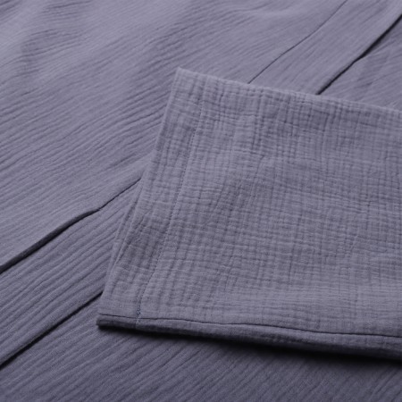 Women's robe KAFTAN BASIC Size 44-46, gray-blue-7