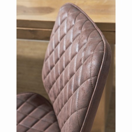 Maril chair, 470 × 580 × 855 mm, eco-leather, dark brown color-3