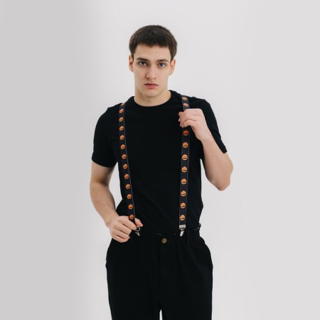 Carnival suspenders "Funny pumpkin"-8
