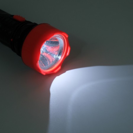 Manual battery, 1 LED, 16.5 x 5.7 x 5.7, from the network, red-black-2