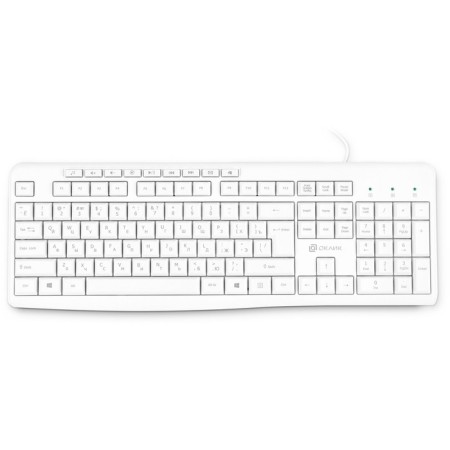 Keyboard Rick 305m White USB Multimedia (1875227)-1