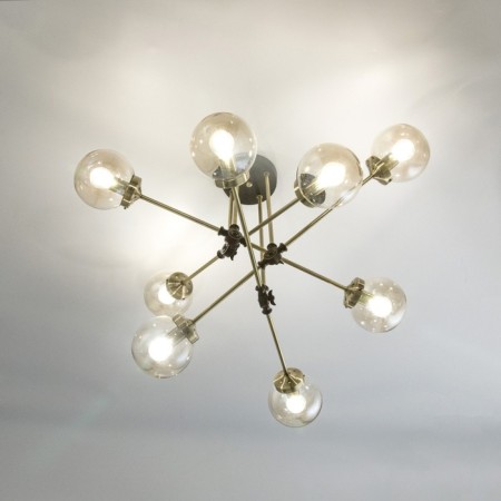 Cutilux Cutilux chandelier CL105185 85x85x50 cm, 5x40W, E14, brown color-6