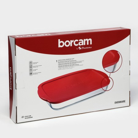 Rectangular baking form, 3.85 liters, with a lid-14