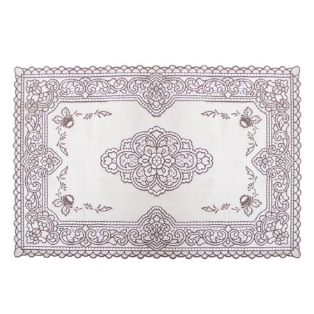 Openwork napkin Arabesque, 30 x 45 cm, beige color-2