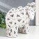 Souvenir Polystone 3D "Elephant Geometry" 19x11x25.5 cm
