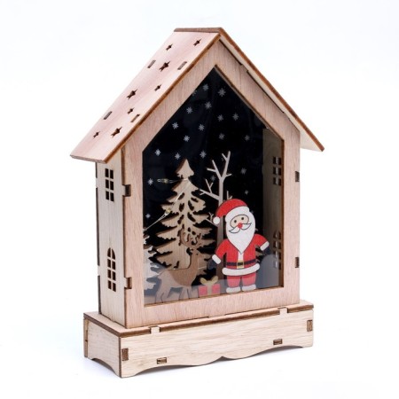 New Year's decor with backlight "Winter Tale" 12 × 4.5 × 6.5 cm-3