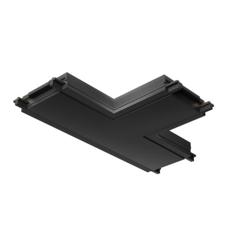 T-shaped power connector for the Technical tra084ct-11b overhead track system, 5.5x8.6x0.6 cm, black color is black