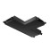 T-shaped power connector for the Technical tra084ct-11b overhead track system, 5.5x8.6x0.6 cm, black color is black