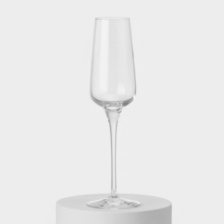 A set of fuepers for champagne Sublum, 210 ml, crystal glass, 6 pcs-1