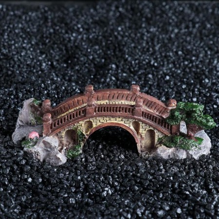 Decor for the Aquarium "Bridge", 15.5 x 6 x 5 cm-1