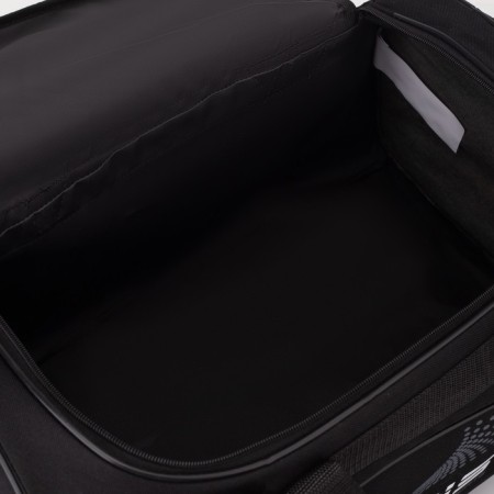 Sports bag with lightning, 2 outer pockets, long belt, black color-2