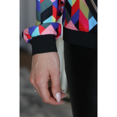 Female blouse, size 48, black color-9