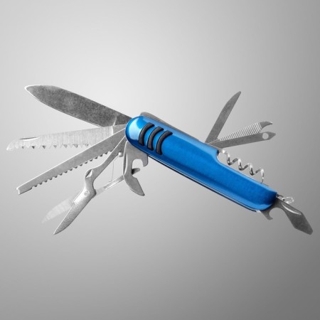 Swiss "Rescuer" 11v1 knife, blue