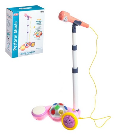 Microphone on the rack "Magic", with a disco-charm, audio-cable, mp3