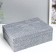 Casket wood for jewelry "Leaves on gray" 7x16.3x22.3 cm
