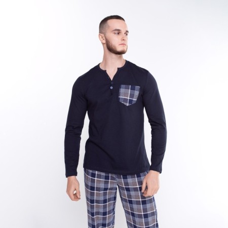 Homemade male set (jumper/pants), ink color, size 54-2