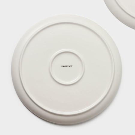 Набор тарелок обеденных фафрфоровых Magistro Real Marble, d=26 см, 2 шт-6