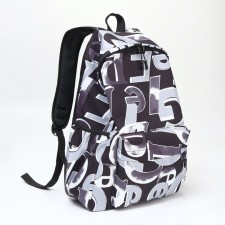 Bullet backpack, 30*13*42, lightning department, 3 n/pocket, black