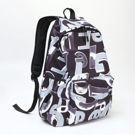 Bullet backpack, 30*13*42, lightning department, 3 n/pocket, black