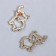 Decor for creativity Metal "Elephant" rhinestones 1.9x2.3 cm