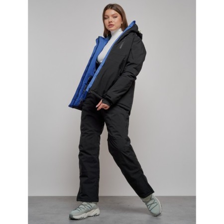 Ski suit female, size 50, black color-23