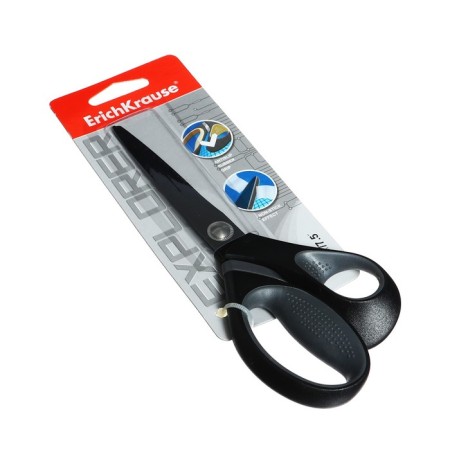 Scissors 19 cm, Explorer, increased thickness of blades, with non-steel coating, handles with anti-slip rubber inserts-9