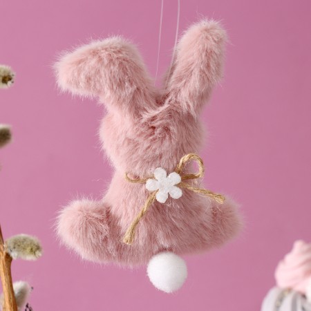 Soft toy "Bunny" on the suspension, 11 cm, color mix-1