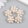 Button plastic for creativity "Pearl flower" 2x2x1 cm