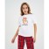 Pajama New Year's Women (T-shirt and Pants) KAFTAN "Corgi", size 52-54