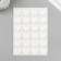 A set of corners with a pocket for photos 24 corners "Style" white 12.5x9 cm