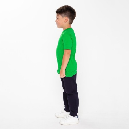 Pants for a boy, dark blue color, height 98 cm (28)-2