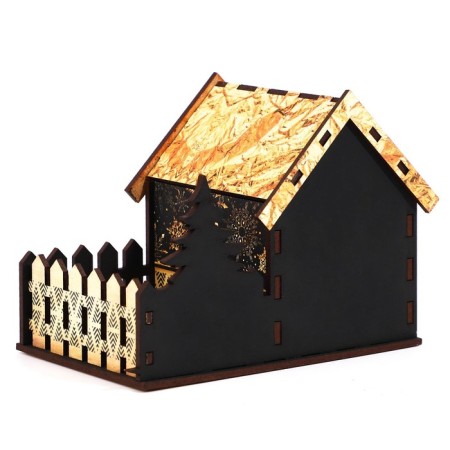 Tea house “Let all desires come true”, 15.5 x 9 x 11.1 cm.-7