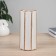 VAZA Ceramics Table "Michel" 23.5x10 cm, white-golden