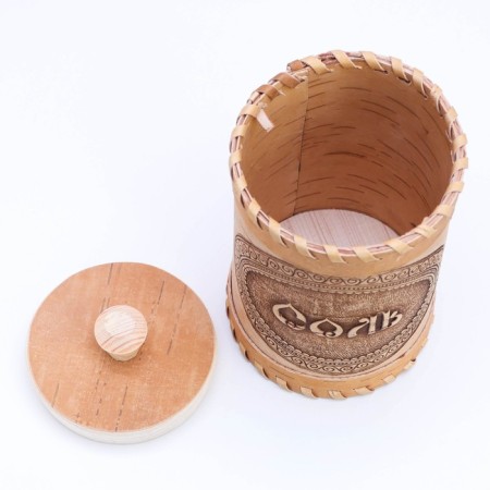 TUES "Salt", 8.5 × 8.5 × 12 cm, mix, birch bark-3