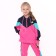 Suit for a girl (sweatshirt/pants), fuchsia color, height 86-92cm