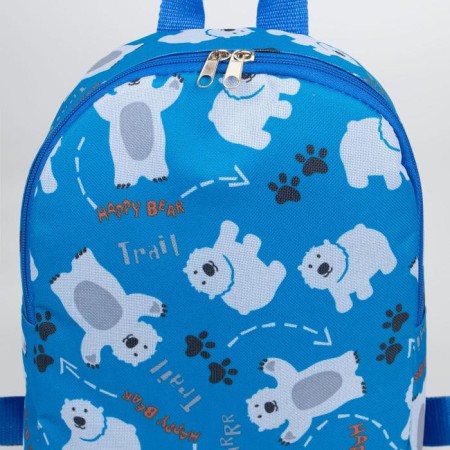 Baby backpack on lightning, blue color-4