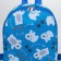 Baby backpack on lightning, blue color