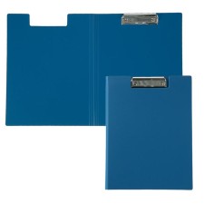 Folder-planet with A4 clamp, 1.2 mm, calligrata, plastic, blue (clipboard with a lid)