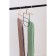 Monnector Organizer for belts and scarves multi -level Ladoom Laconique, 11.5 × 23 × 1.1 cm, white color