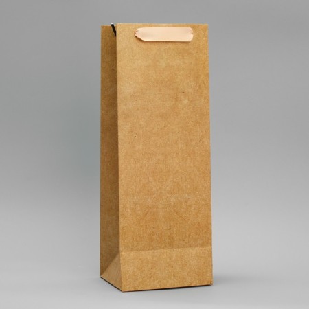 Gift package for a bottle, packaging, "craft", 13 x 36 x 10 cm-3