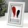 Photo frame plastic 10x15 cm "Mosaic and gold mica" 18.5x13.8 cm