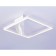 LED ceiling LED Ambrella Light, Linetech, FL51463, LED, 70 W, 5250LUM, 3000-6400K, white color