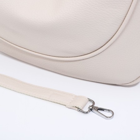 Load bag with lightning, external pocket, long belt, light-beige color-5