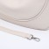 Load bag with lightning, external pocket, long belt, light-beige color